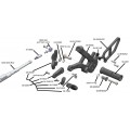WOODCRAFT Ducati Streetfighter V4 Complete Rearset Kit